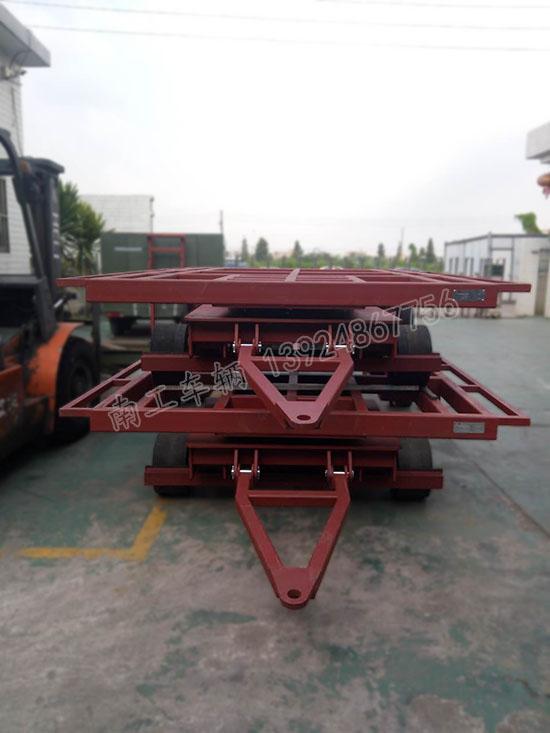 牵引5T骨架型平板拖车