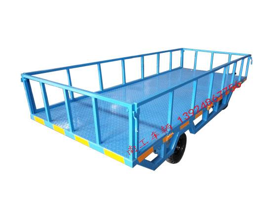 3吨护栏型平板拖车全挂式工具车