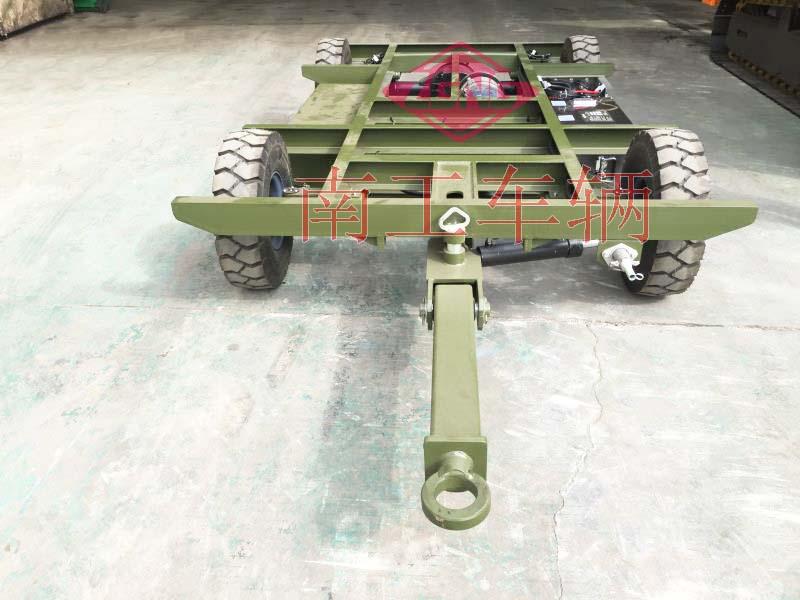 1.5吨电动手动平板拖车底盘不朽情缘电子游戏官网车辆非标订制