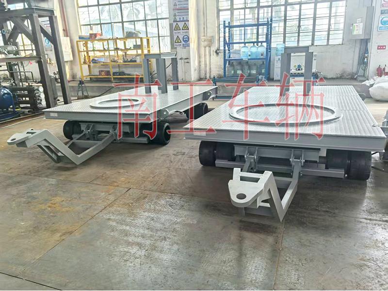 5吨牵引平板拖车 带上装架工具拖车