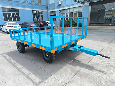 5吨下翻式护栏平板拖车 全挂工具拖车I.jpg